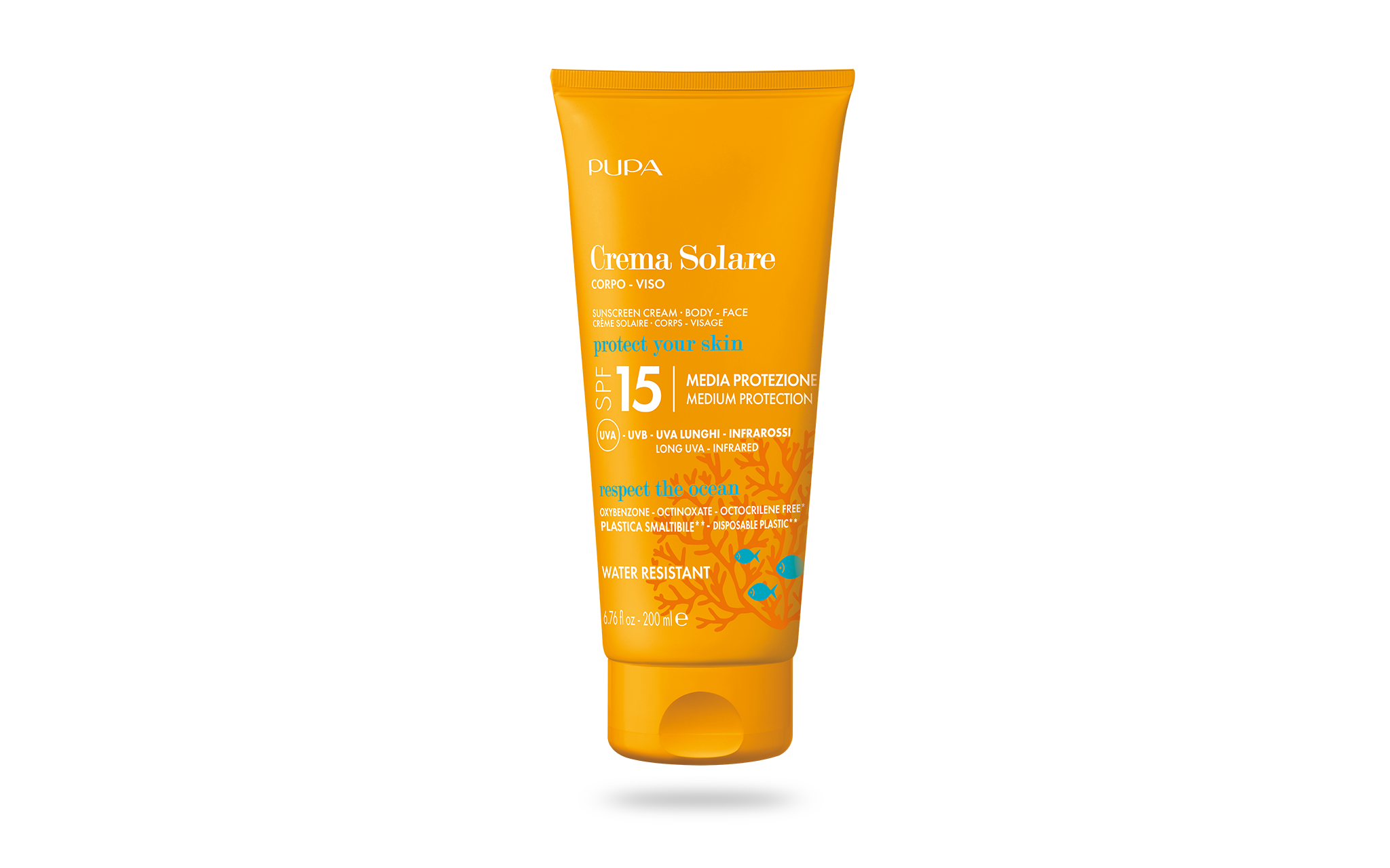 Sunscreen Cream SPF 15 (200 ml) - PUPA Milano