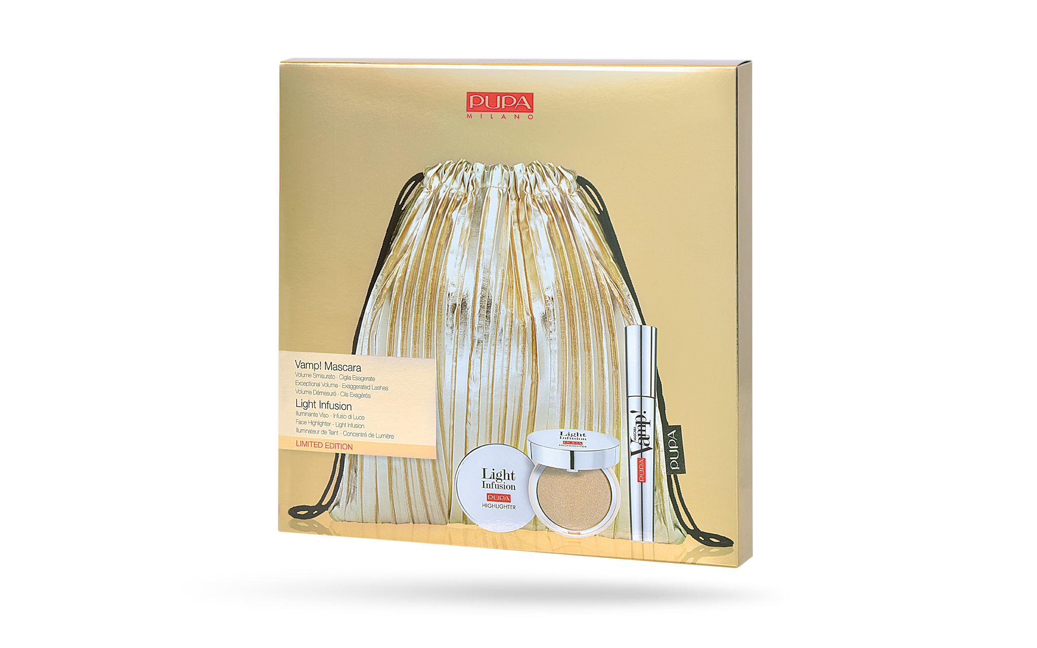 Vamp! Mascara + Light Infusion - Face Highlighter - PUPA Milano