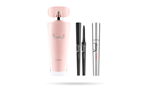 Vamp! Eau de Parfum Pink 100 ml + Vamp! Mascara and Vamp! Eye Pencil - PUPA Milano