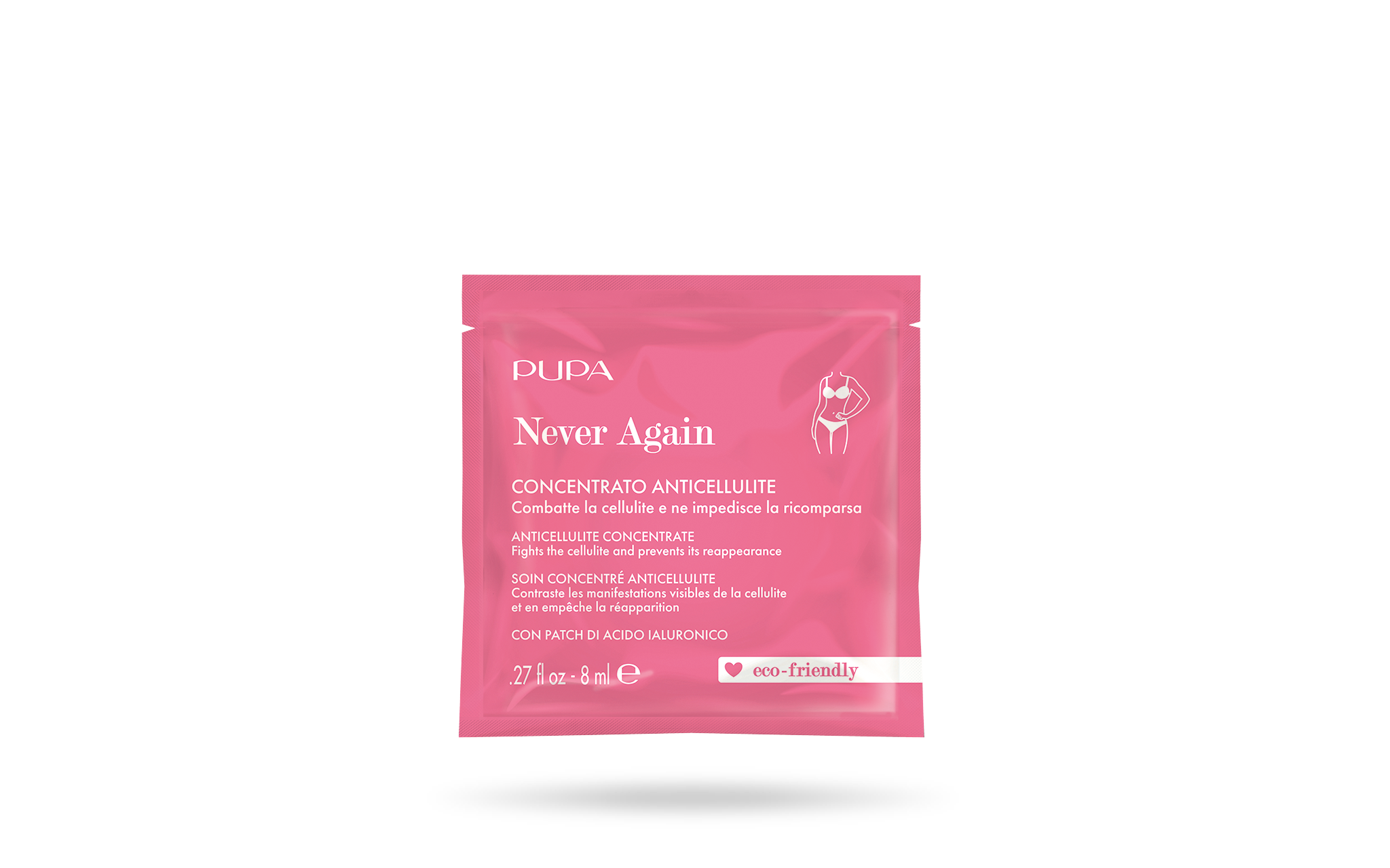 Sample Never Again Anti-Cellulite Concentrate 8 ml - PUPA Milano
