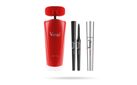 Vamp! Eau de Parfum Red 100 ml + Vamp! Mascara and Vamp! Eye Pencil - PUPA Milano