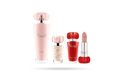 Vamp! Eau de Parfum Pink & Vamp! Lipstick and Vamp! Nail Polish - PUPA Milano