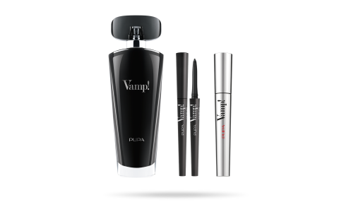 Vamp! Eau de Parfum Black  100 ml + Vamp! Mascara and Vamp! Eye Pencil - PUPA Milano